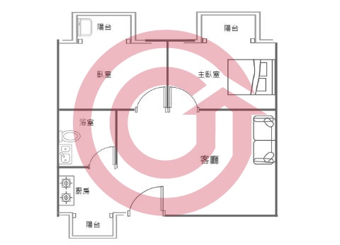 格局圖