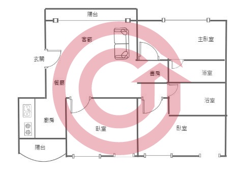 格局圖