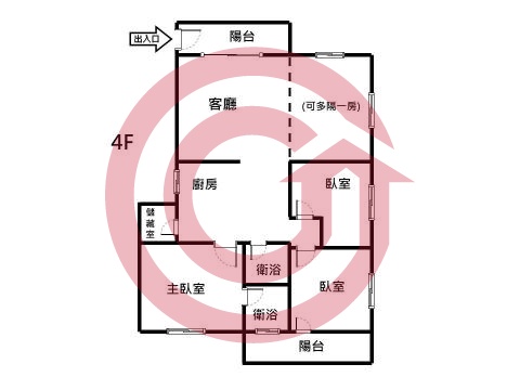 格局圖