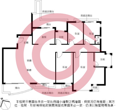 格局圖