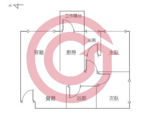 格局圖