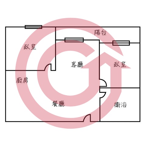 格局圖