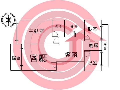 格局圖