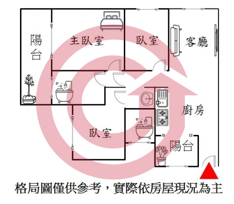 格局圖