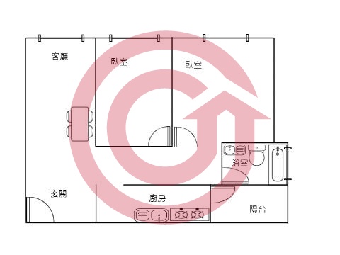 格局圖