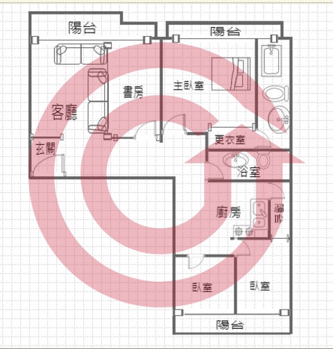 格局圖