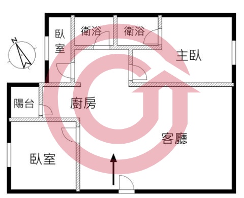 格局圖