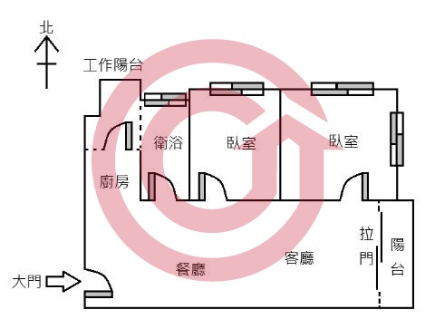 格局圖