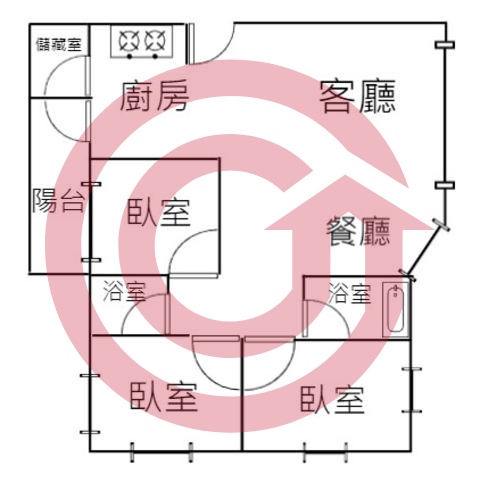 格局圖