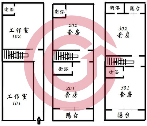 格局圖