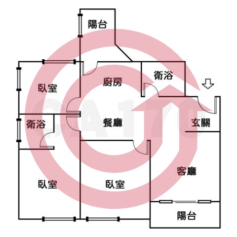 格局圖