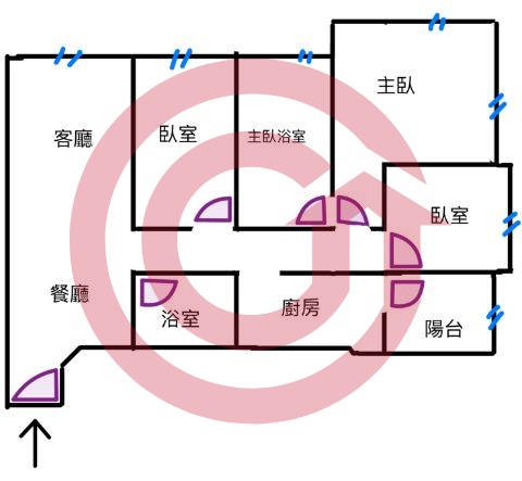 格局圖