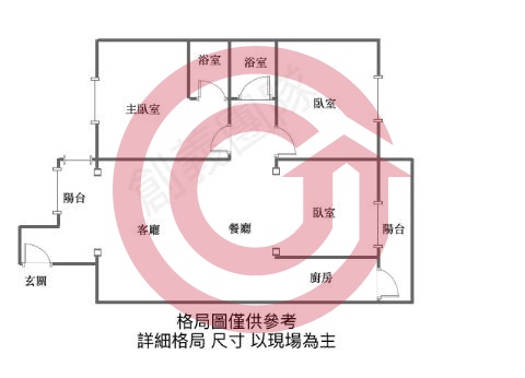 格局圖