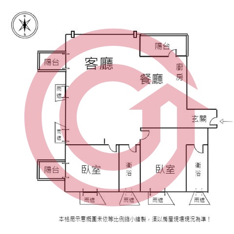 格局圖