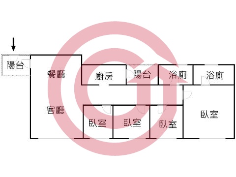 格局圖