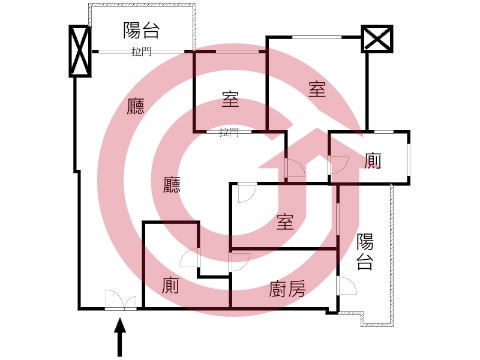 格局圖