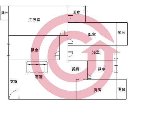 格局圖