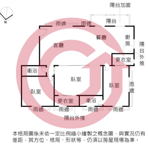 格局圖