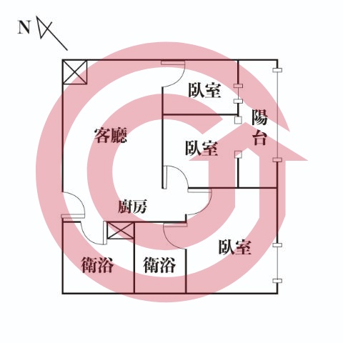 格局圖