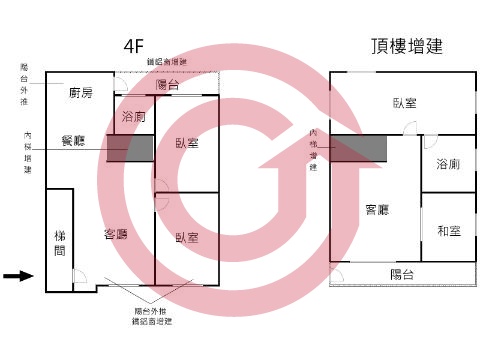 格局圖