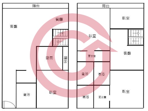 格局圖