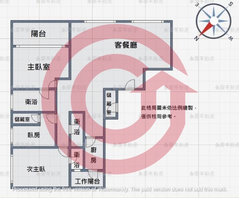 格局圖