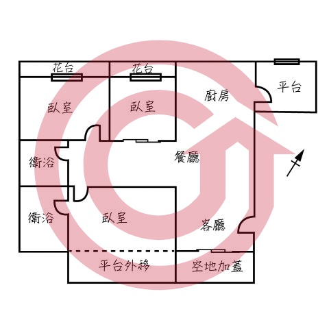 格局圖