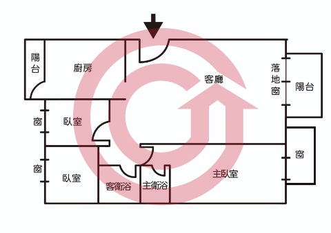 格局圖