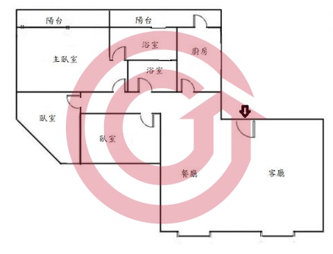 格局圖