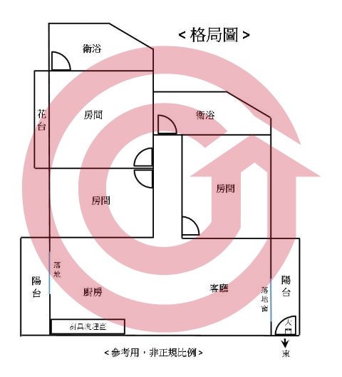 格局圖