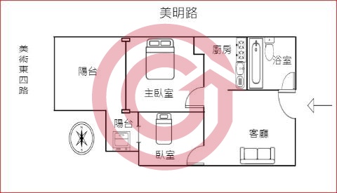 格局圖