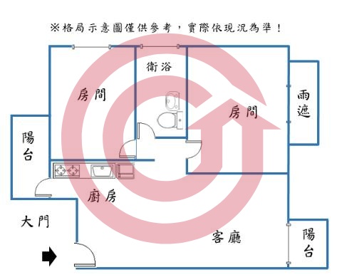 格局圖