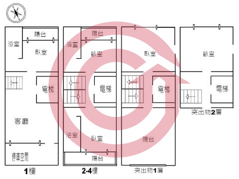 格局圖