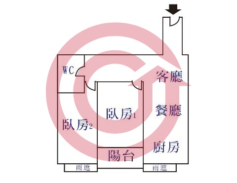 格局圖