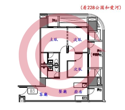 格局圖