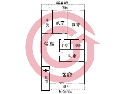 格局圖