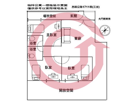 格局圖