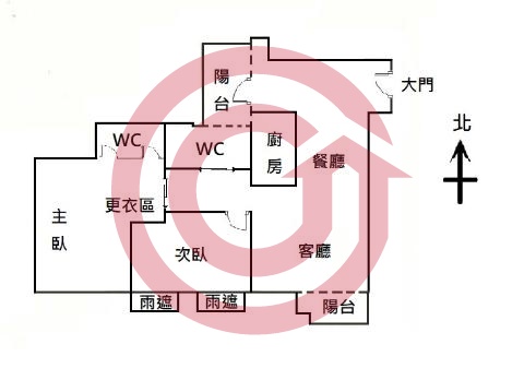 格局圖