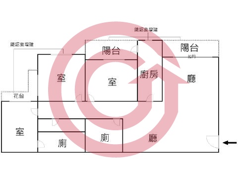 格局圖