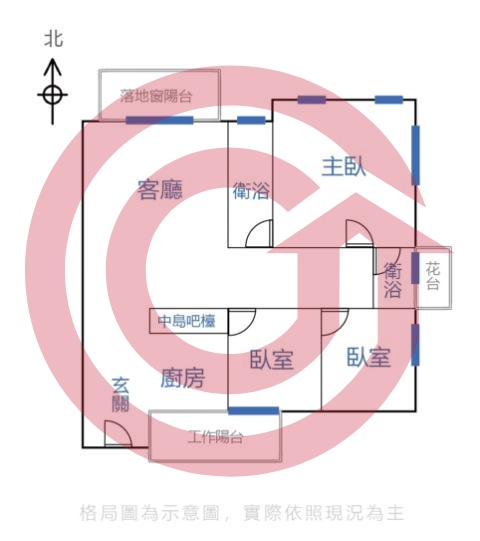 格局圖