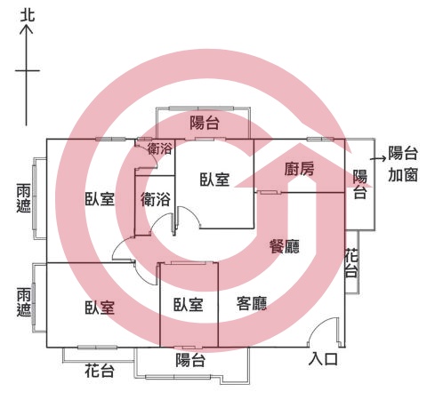 格局圖