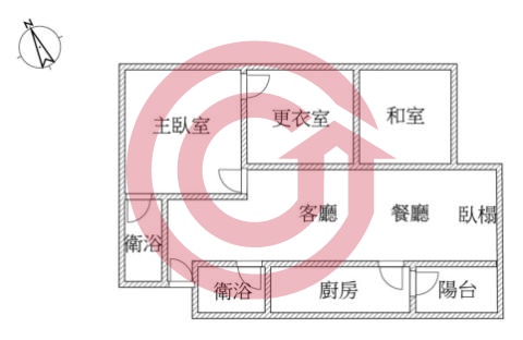 格局圖