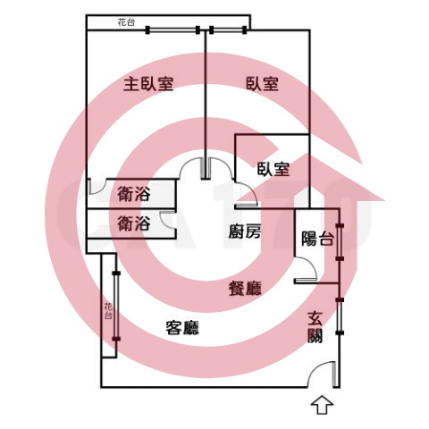 格局圖