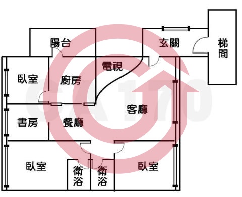 格局圖