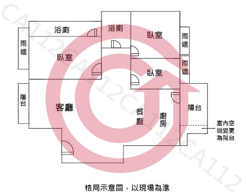 格局圖