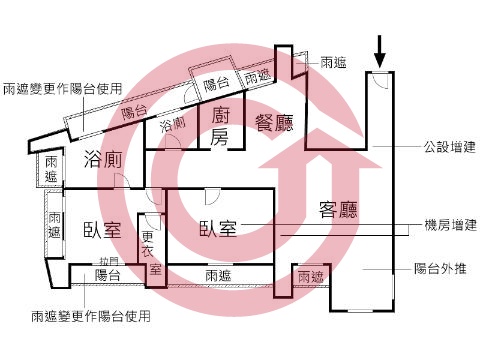 格局圖