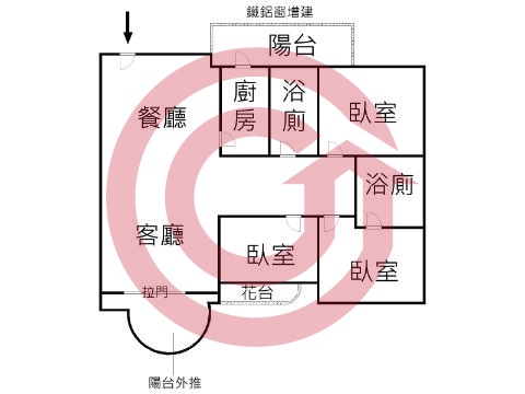 格局圖