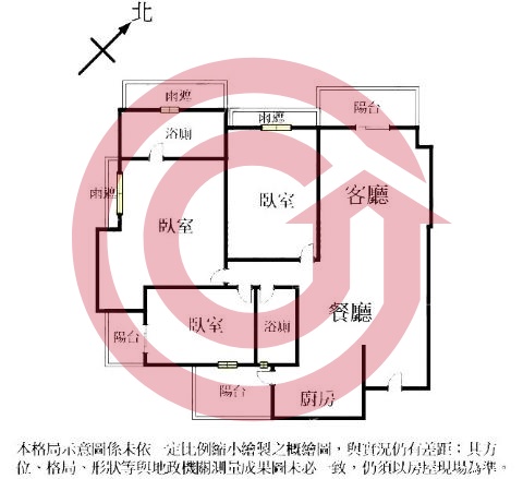 格局圖