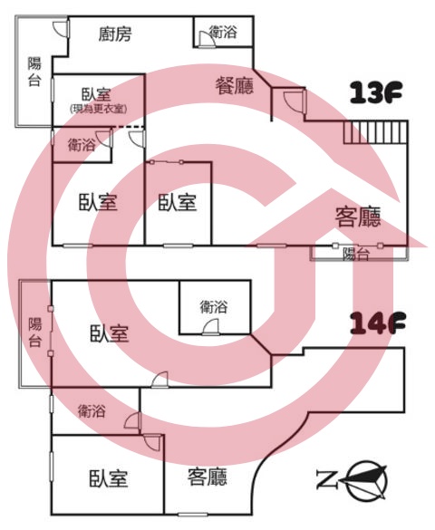 格局圖