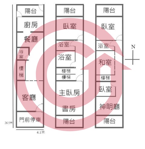 格局圖